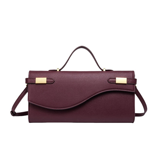 Women's Leather Retro Textured Clutch Fashion Mini Handbags