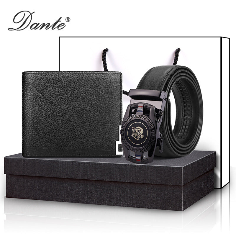 Men's Genuine Cattlehide Leather Surface Practical Suit Men's Wallets