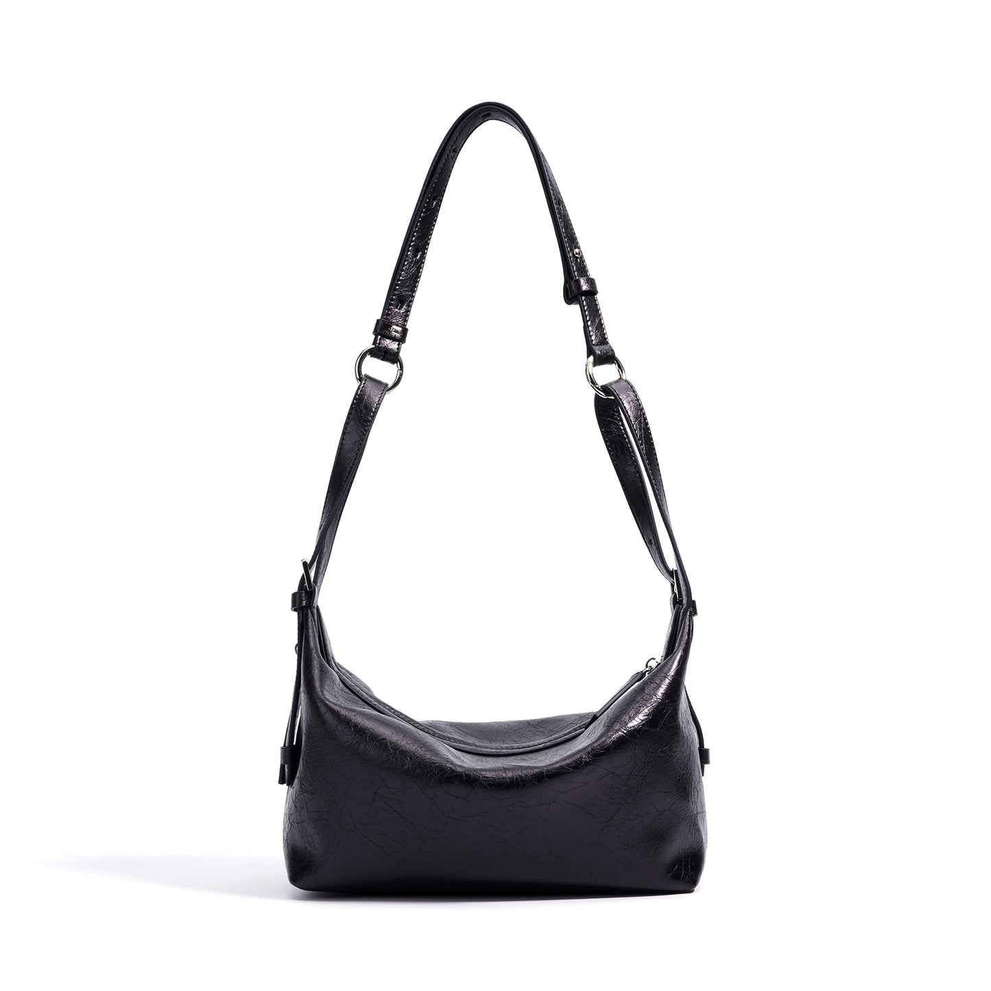 Women's Fashion Simple Leather Niche Oil Wax Shoulder Bags