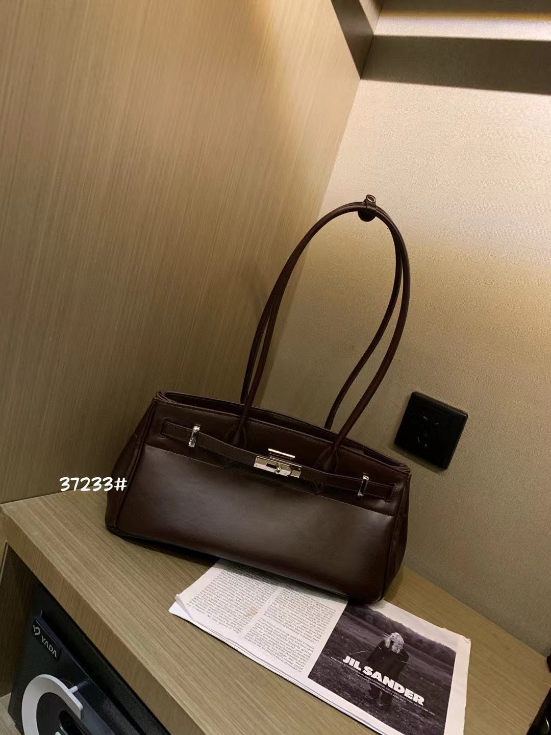 Women's Underarm Long Portable Kelly Leather Crossbody Bags