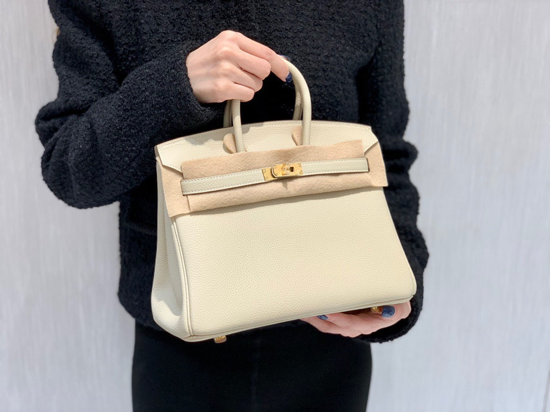 Women's Quality Genuine Leather Litchi Grain Kelly Handbags