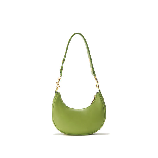 Women's Design Underarm Candy Color Moon Korean Shoulder Bags