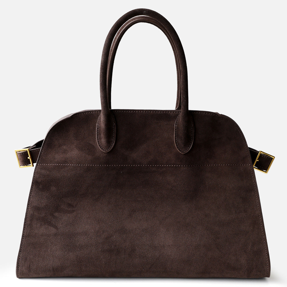 Women's Cowhide Leather Large Capacity Computer Handbags