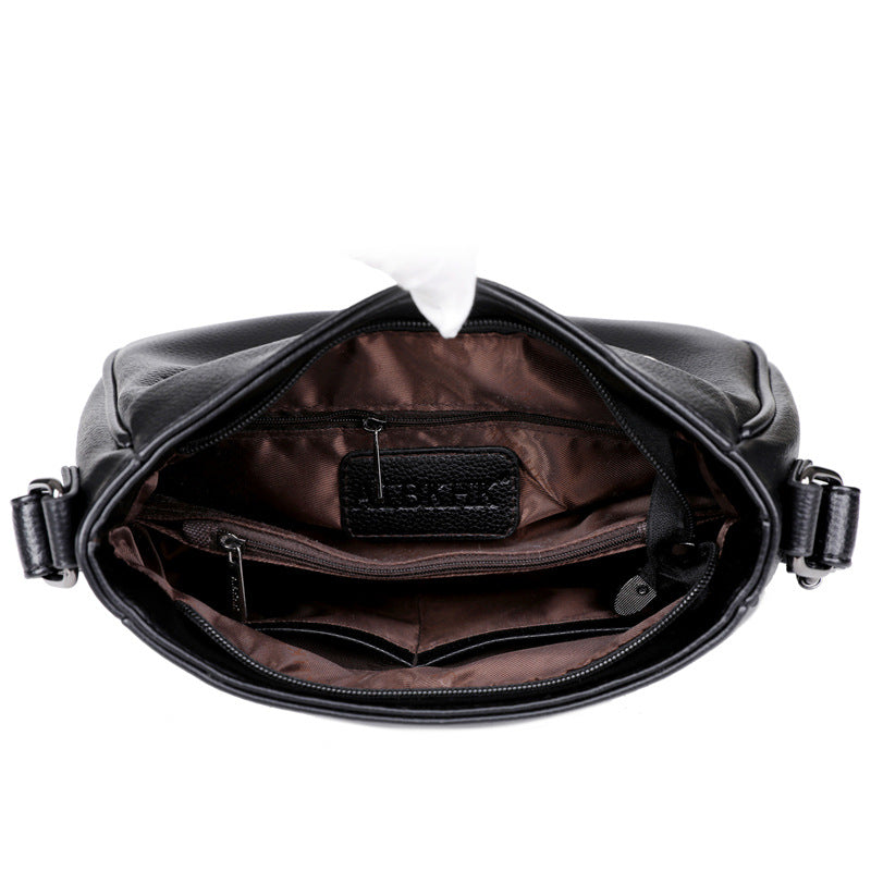 Women's Elegant Soft Leather Large Capacity For Crossbody Bags