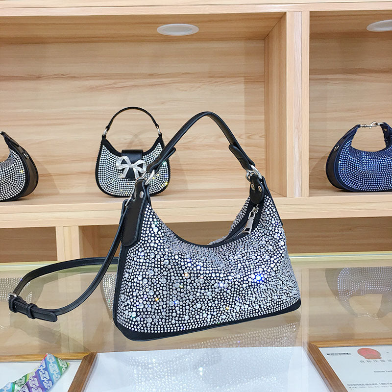 Women's Entry Lux Rhinestone High Sense Bags