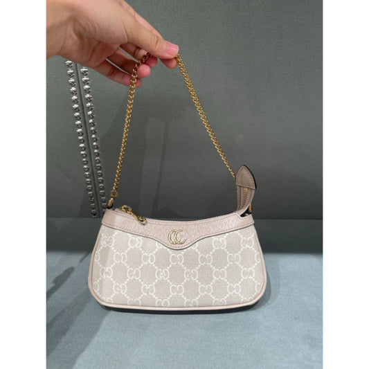 Women's Classic Home Printing Underarm Presbyopic Leather Shoulder Bags
