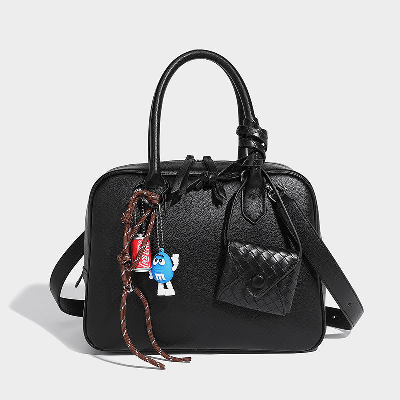 Elegant Fashion Portable Retro Boston Bowling Shoulder Bags