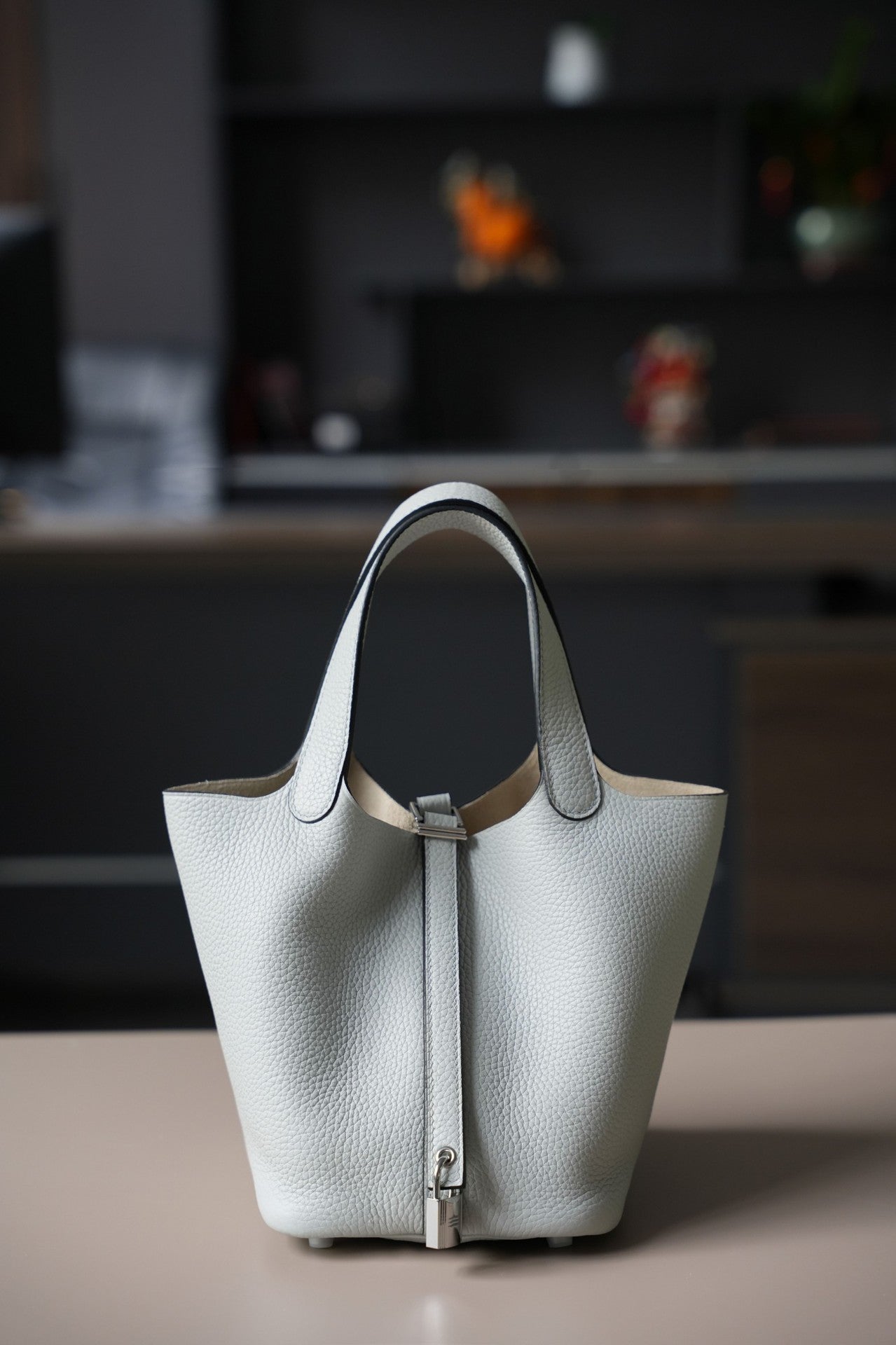 Women's Vegetable Basket Imported Leather Genuine Cattlehide Surface Handbags