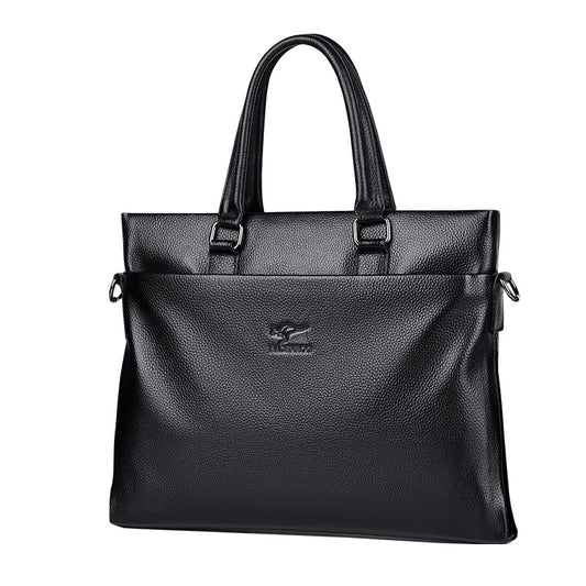 Men's File Office Trip One First Layer Men's Handbags