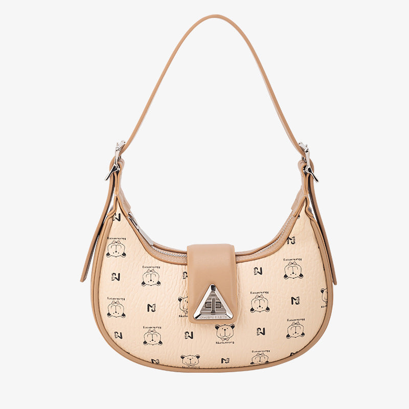 Women's Portable Underarm High-grade Fashionable Niche Moon Crossbody Bags