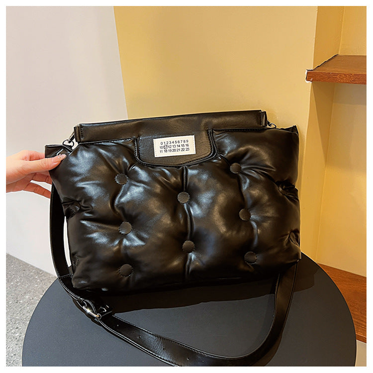 Women's Large Capacity Space Cotton High Texture Crossbody Bags