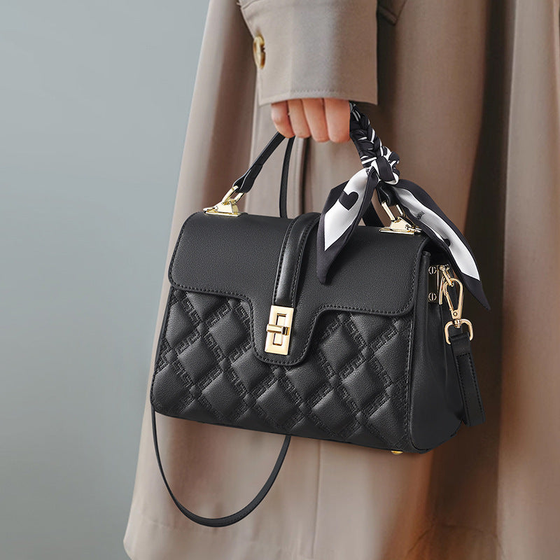Women's Leather Simple Classy Mom High-grade Crossbody Bags