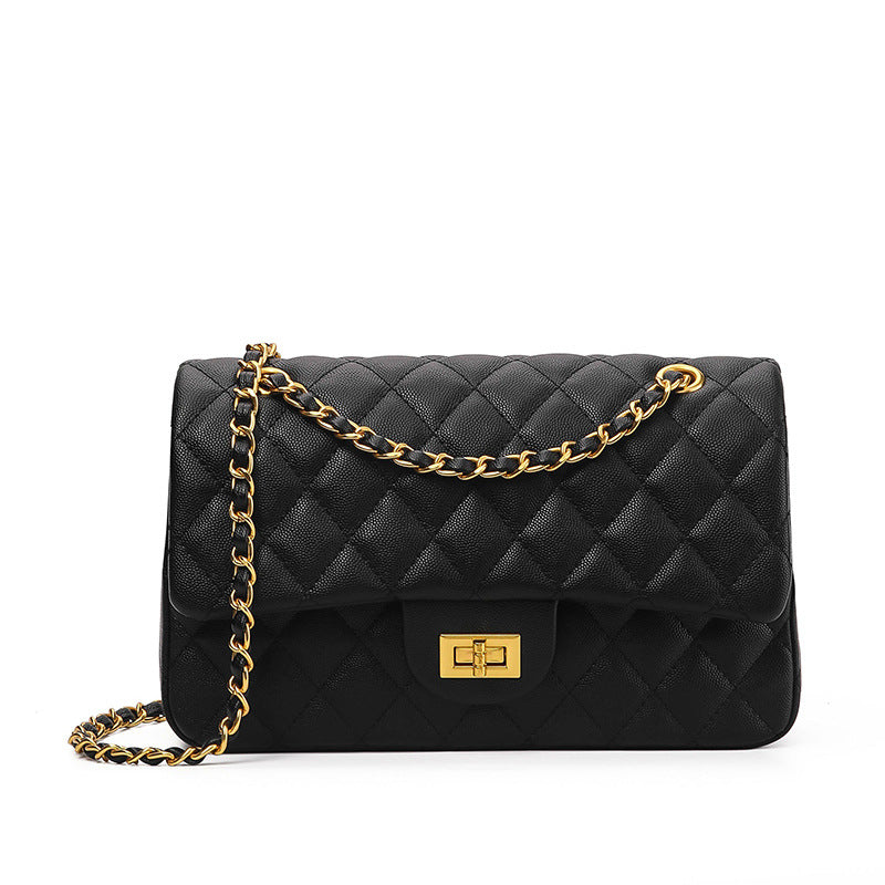 Rhombus Chain Minority Fashion Textured Versatile Bags