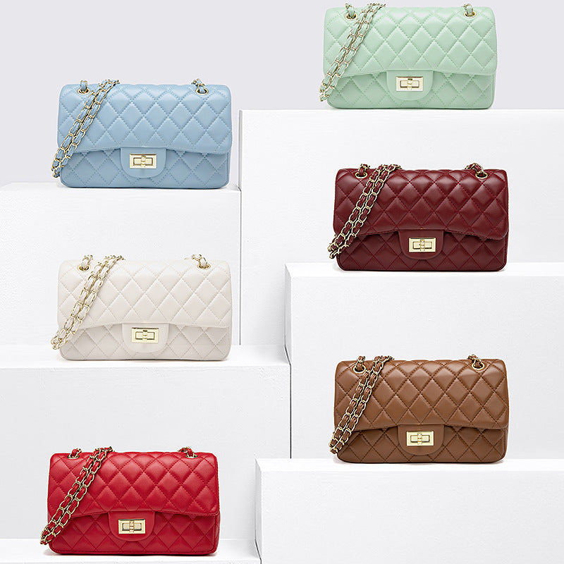 Women's Diamond Pattern Chain High-grade Fashion Shoulder Bags
