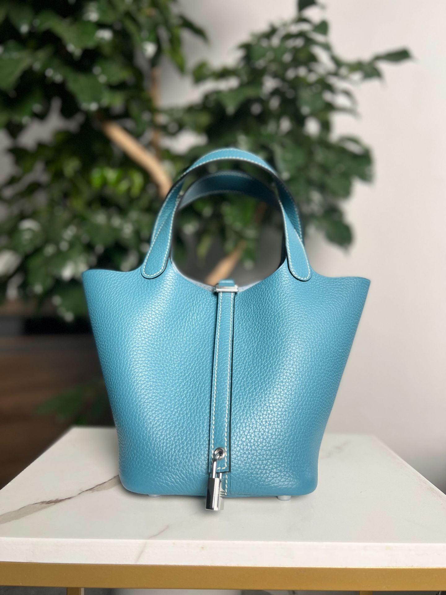 Women's Vegetable Basket Imported Leather Genuine Cattlehide Surface Handbags