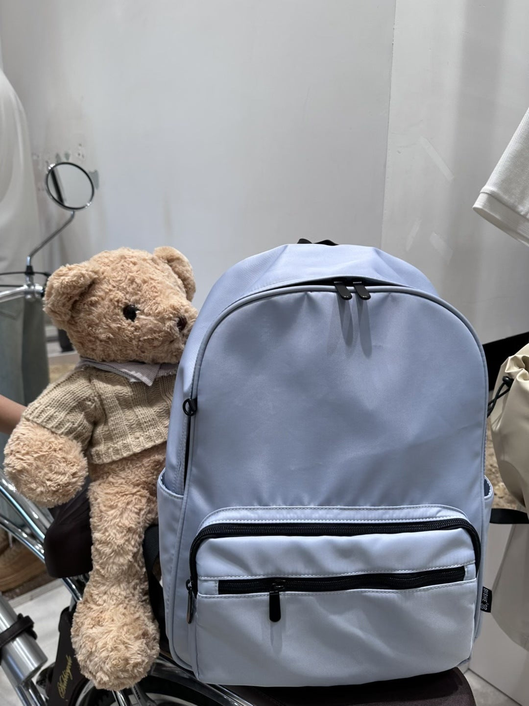 Elegant Female Solid Color Lightweight Junior Backpacks