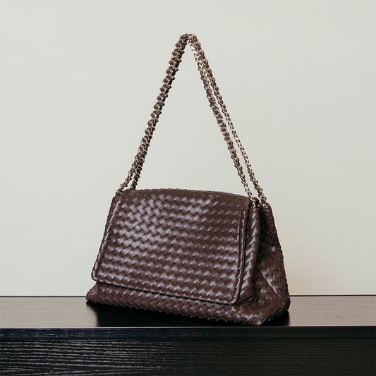 Women's Fashion Genuine Leather Light Luxury Chain Bags