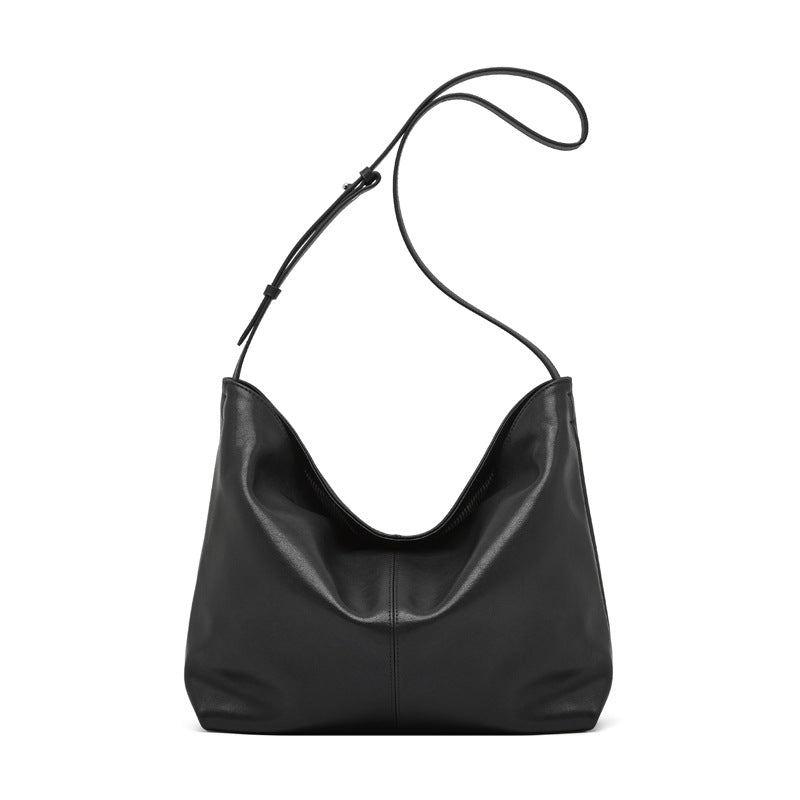 Women's Leather Commuter Large Capacity Versatile Genuine Crossbody Bags