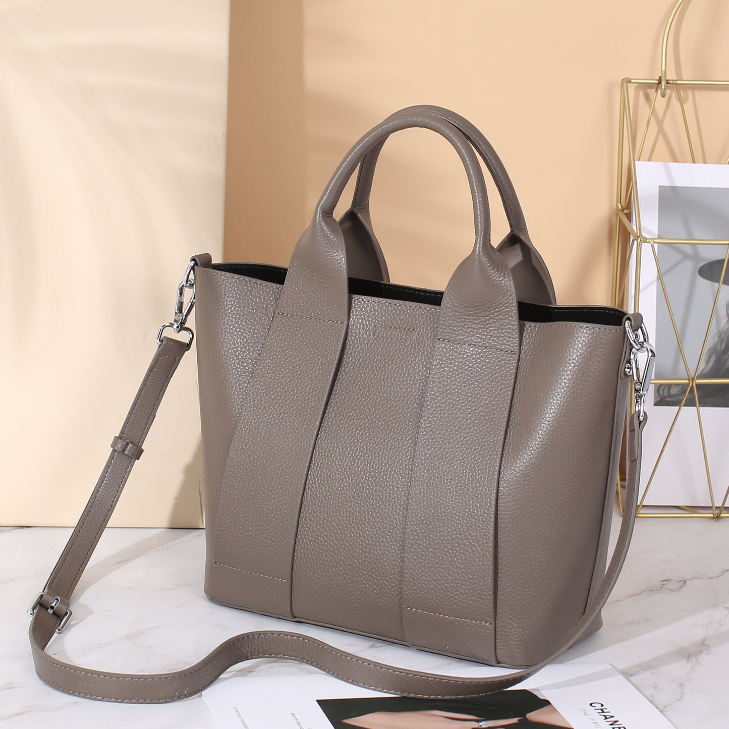 Popular Fashion One Practical Version Soft Leather Bags