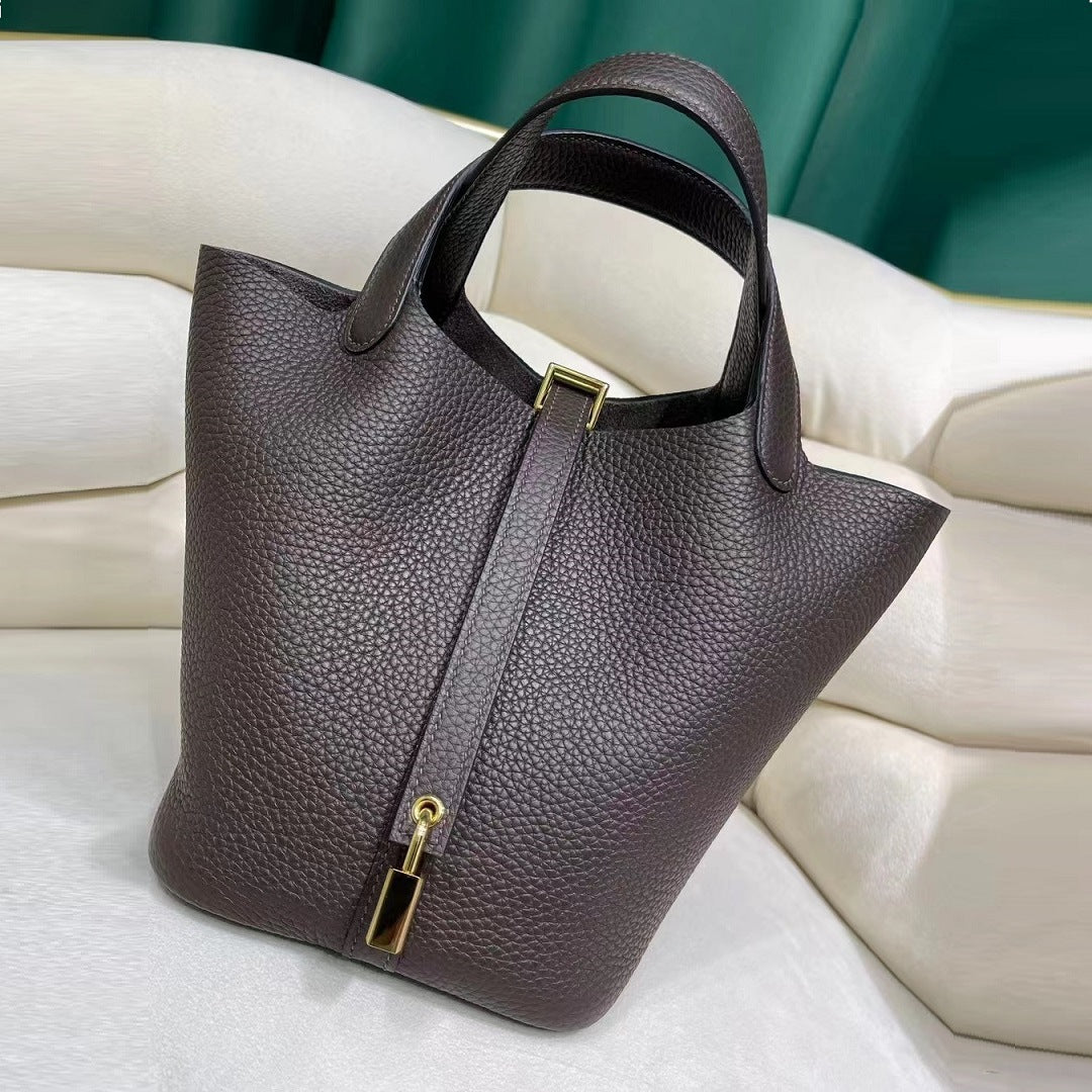 Women's Layer Cowhide Tide Versatile Large Capacity Bags