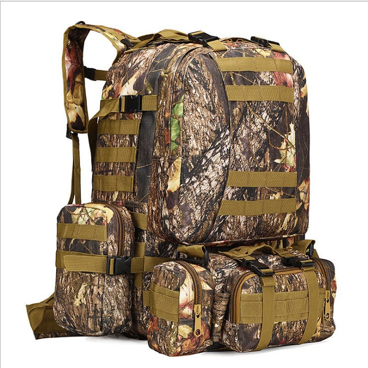 Women's & Men's & Camouflage Camping Large Capacity Combination Mountaineering Backpacks