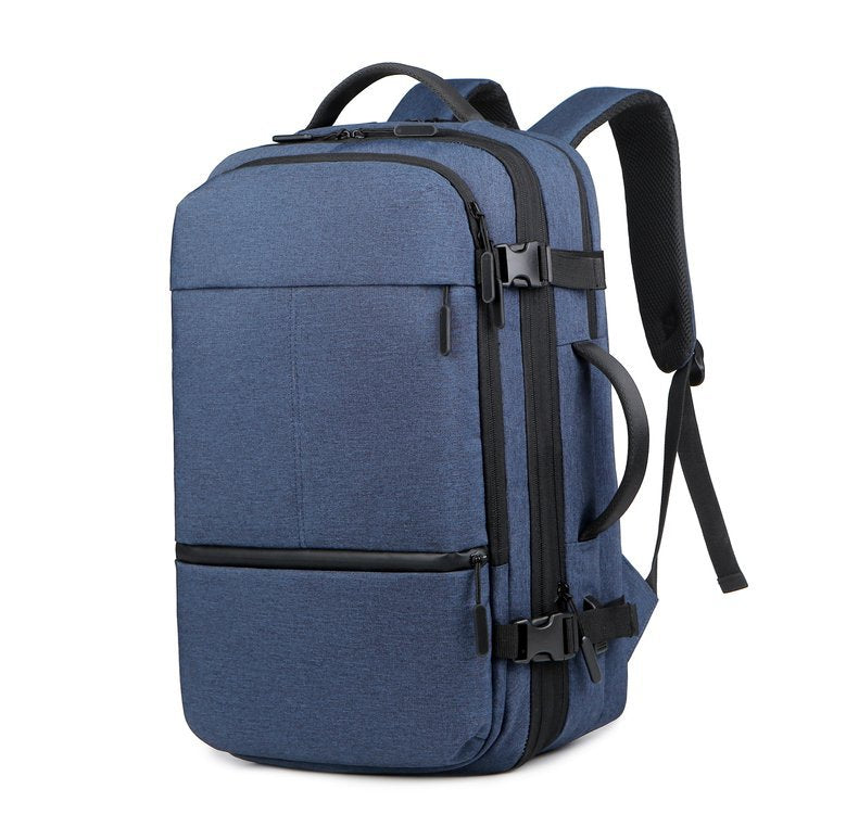 Elegant Men's Capacity Waterproof Decompression Expansion Backpacks