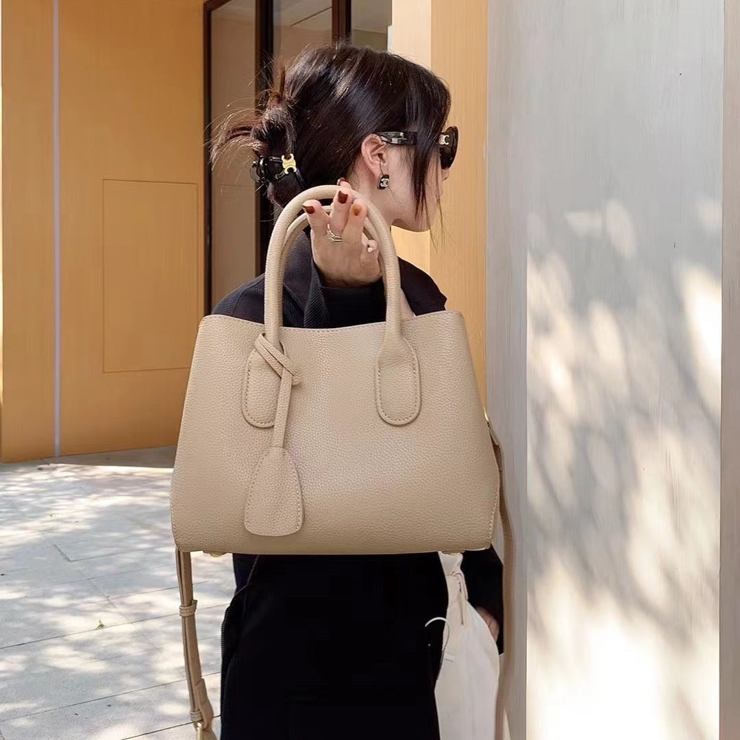 Women's Leather Versatile Cowhide Fashion Trendy Simple Handbags