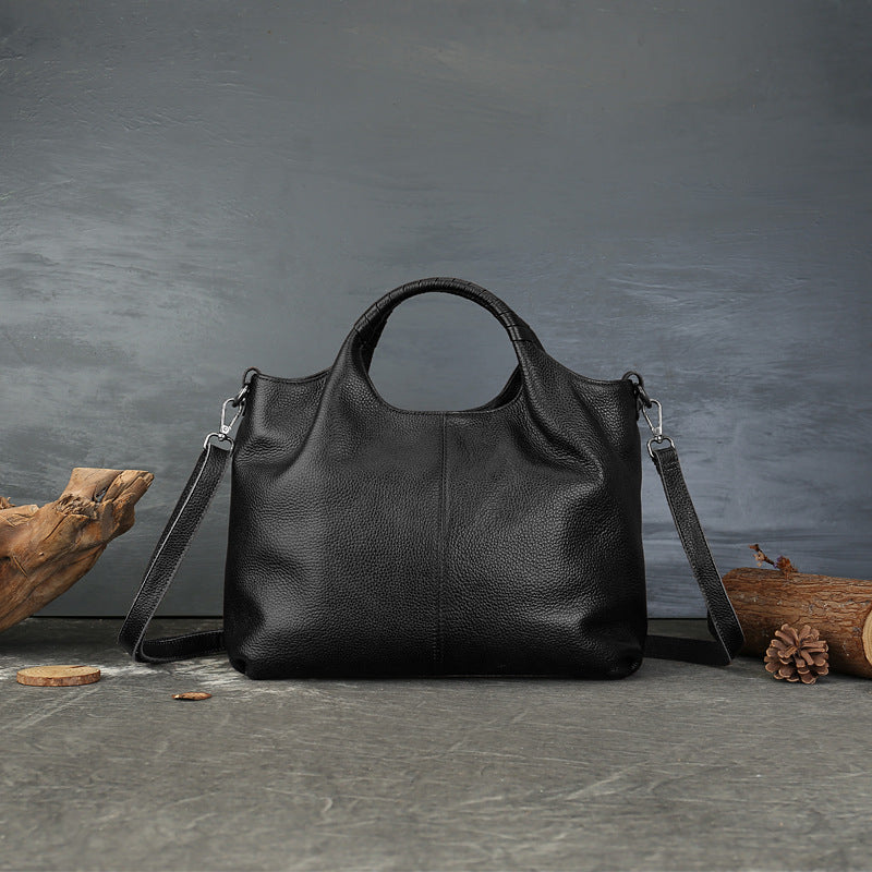 Women's Vintage High-grade Genuine Leather Ethnic Style First Handbags