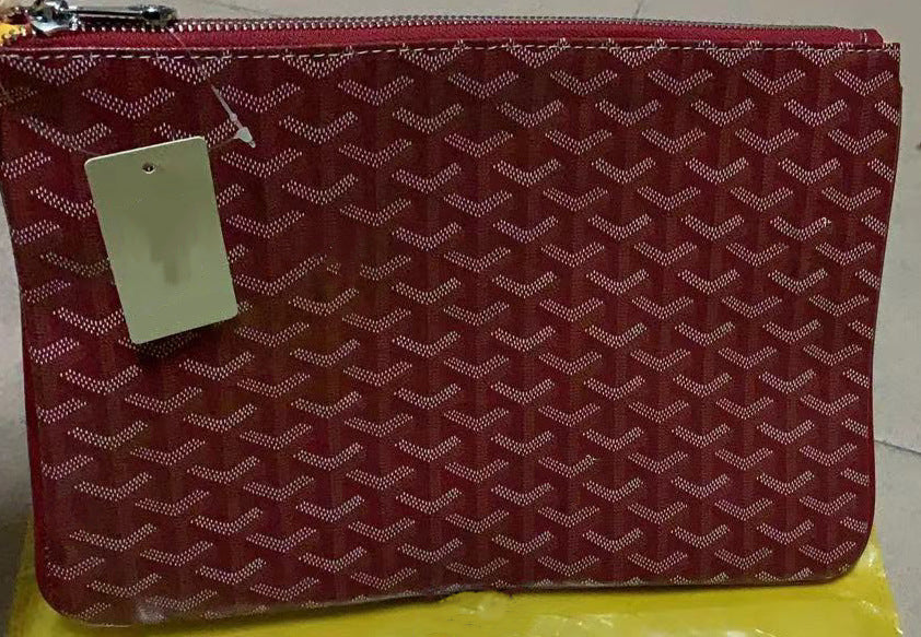 Women's & Men's & Dog Teeth Storage Change Classic Zipper Bags