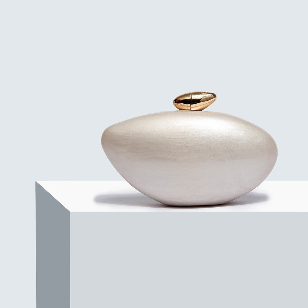 Fashion Gift Acrylic Glossy Goose Egg Evening Bags