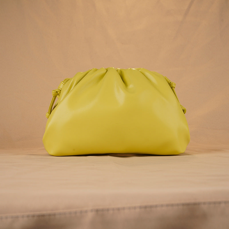 Female French Minority Dumpling Tide Genuine Bags