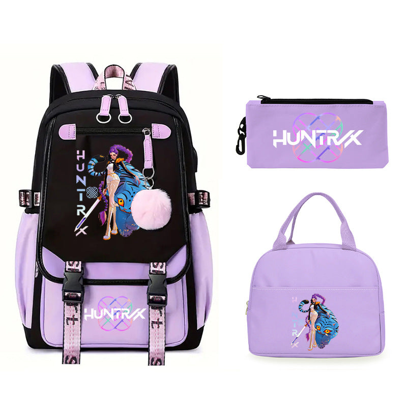 Children's Animation Printing Large Capacity Lightweight Fashion Trend Backpacks