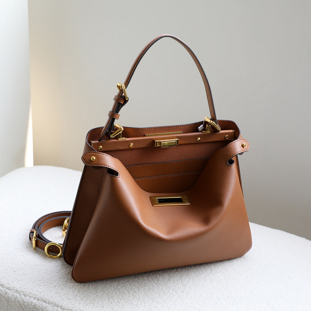 Comfortable Loose With Cat Design Portable Handbags