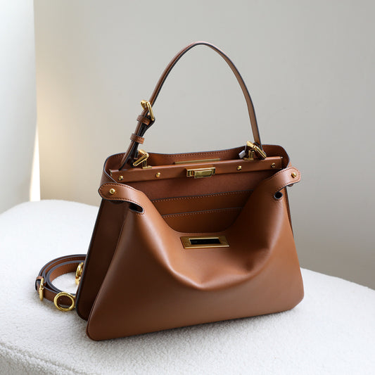 Comfortable Loose With Cat Design Portable Handbags