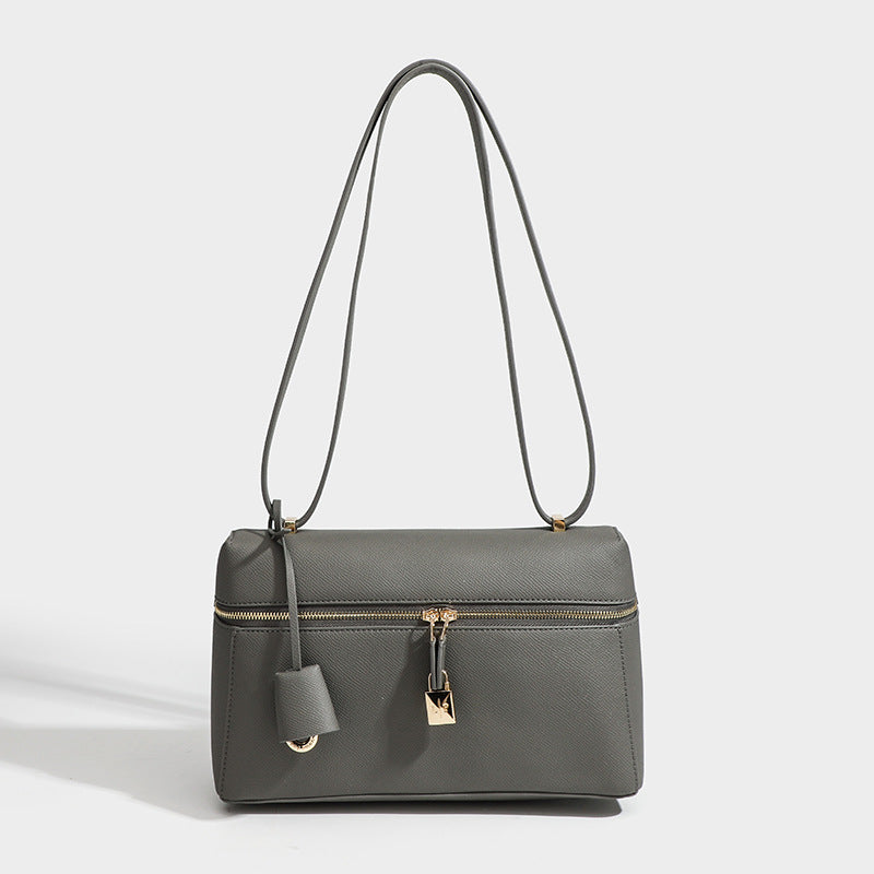 Summer Underarm Genuine Leather Lunch Box Original Shoulder Bags