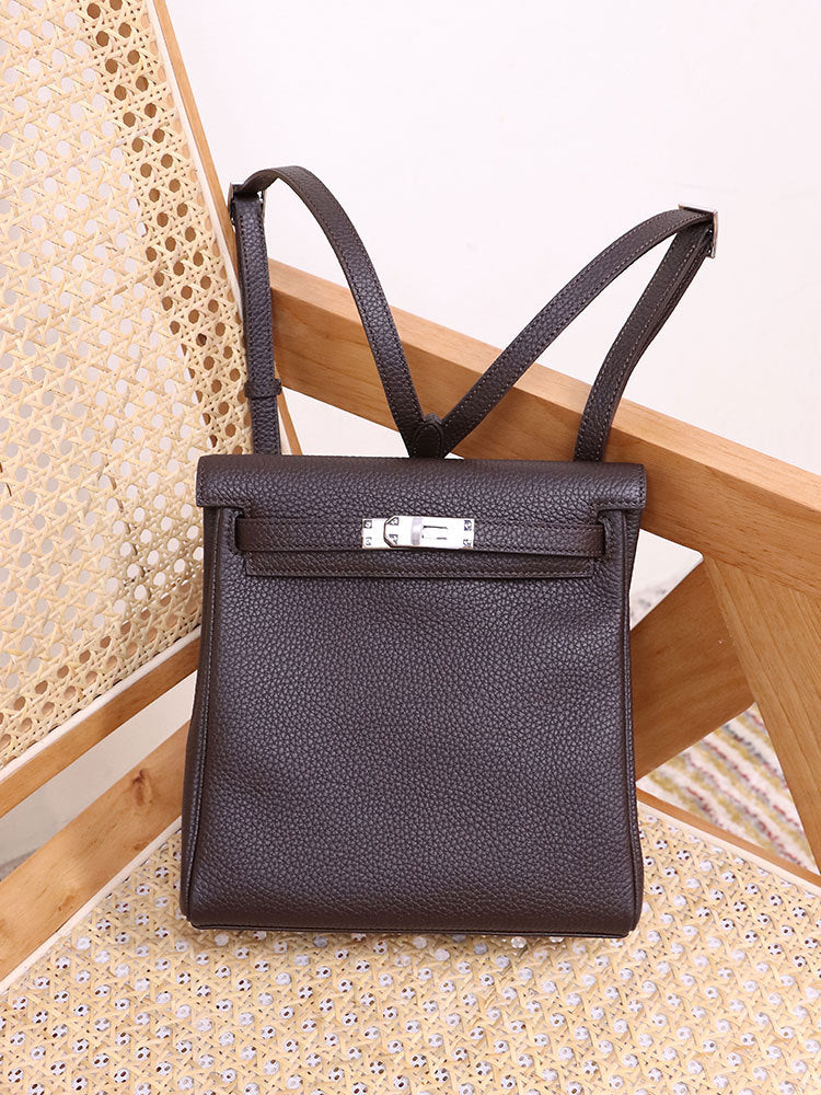 Women's Kelly Layer Cowhide Genuine Leather Crossbody Bags