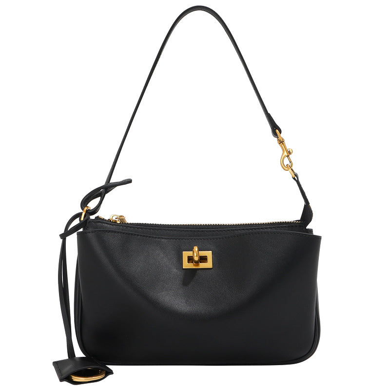 Layer Cowhide Premium Retro Underarm Mahjong Shoulder Bags