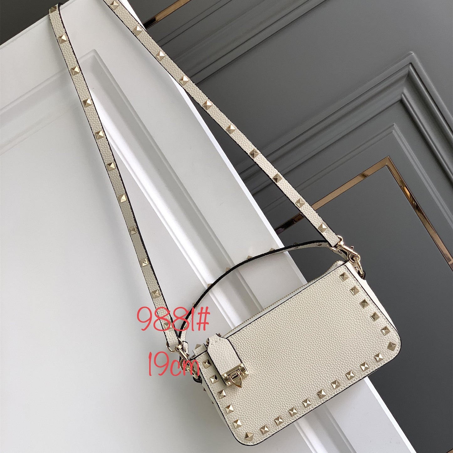 Women's Luxury Fashion Size Lychee Pattern Calfskin Portable Shoulder Bags