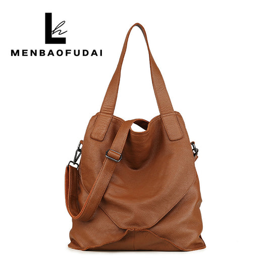 Women's First Layer Cowhide Soft Leather Genuine Shoulder Bags