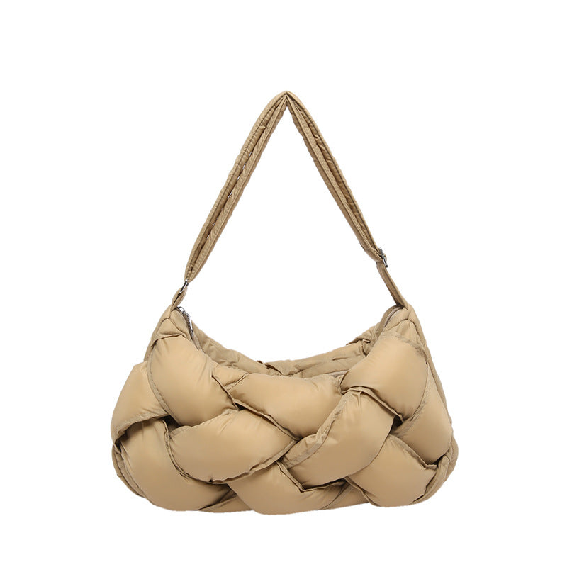 Women's Space Cotton Woven Fashion Jacket Down Bags