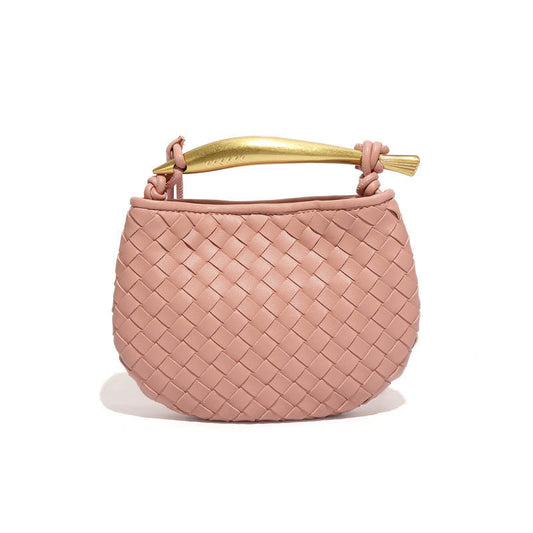 Women's Handmade Woven Fashion Leisure Mini Dumpling Crossbody Bags