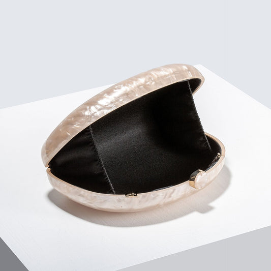 Women's Semicircle Press Acrylic One Wedding Banquet Evening Bags