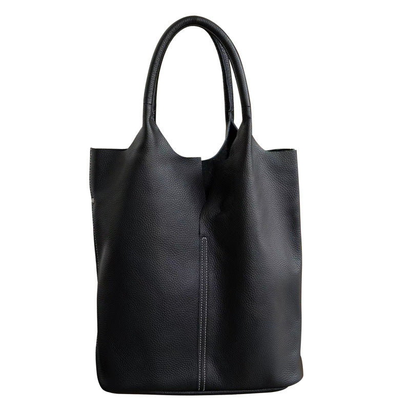 Women's Genuine Leather Large Capacity Commuter High-grade Shoulder Bags