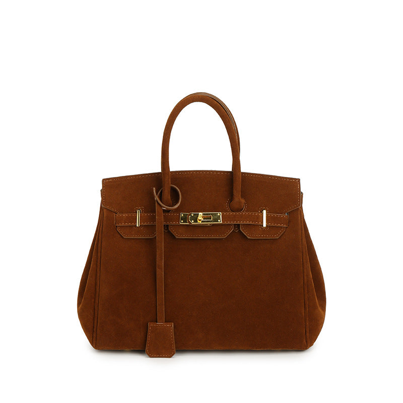 Women's Retro Portable Fashion Large Capacity Commuter Handbags