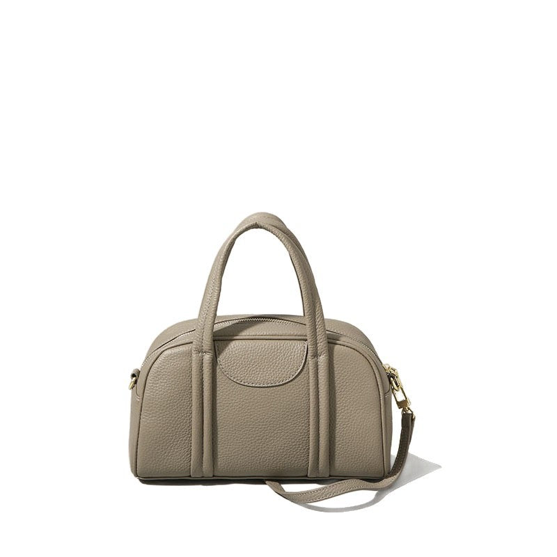 Women's Leather Boston Autumn Layer Cattlehide Fashion Crossbody Bags