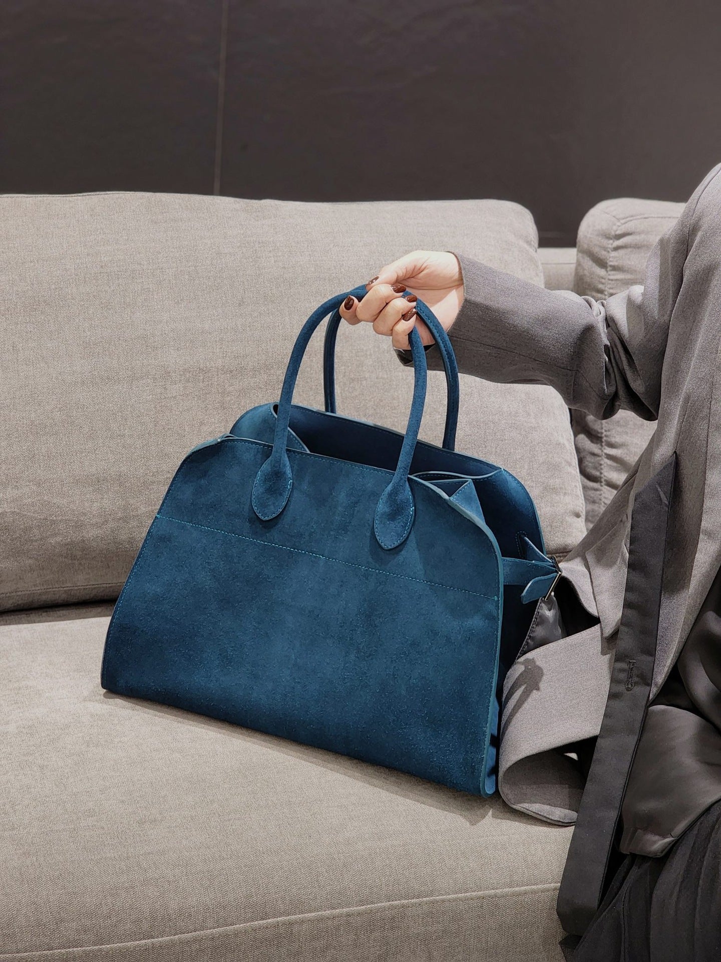 Large Capacity Totes Genuine Leather Commute Crossbody Bags