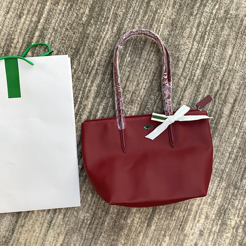 French Fashion Crocodile Shopping Portable Dumpling Shoulder Bags