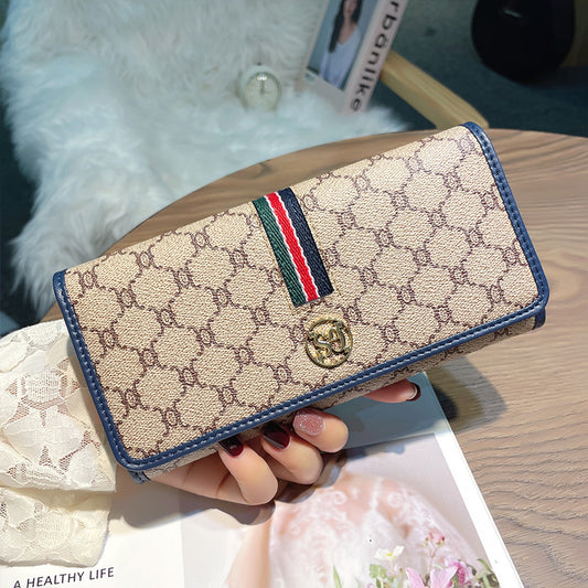 Women's Long Leather Large Capacity Fashion Ladies Wallets