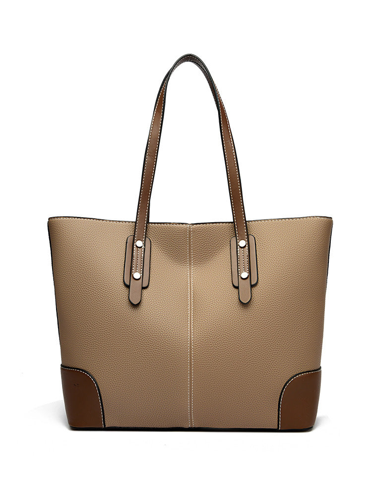 Women's Genuine Leather Large Capacity Totes Soft Shoulder Bags