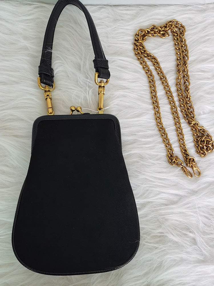 Saturn Embroidered Veet Mobile Large Clip Phone Bags